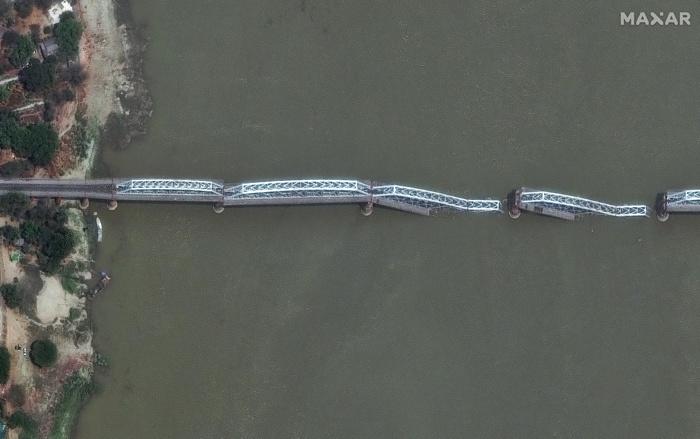 衛(wèi)星圖顯示緬甸強(qiáng)震破壞力