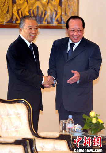 戴秉國會(huì)見柬埔寨副首相愿中柬友誼長(zhǎng)存